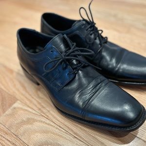 Johnston & Murphy men’s shoes, black, 10.5